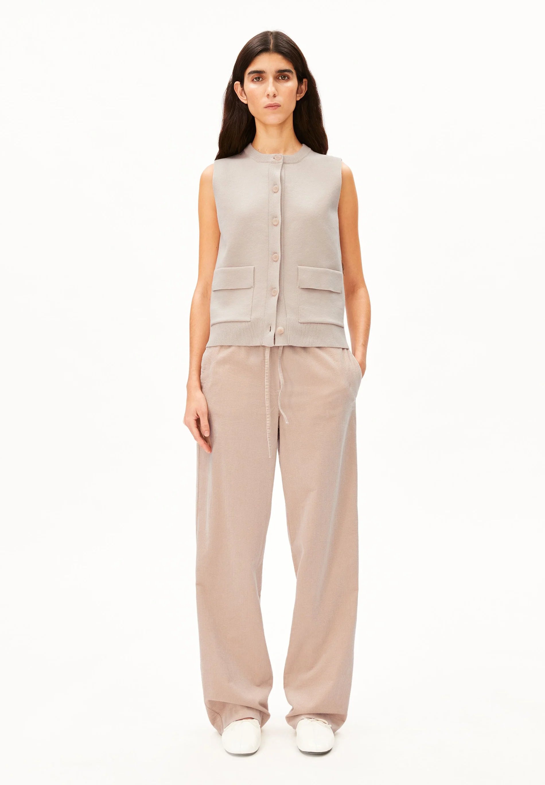 Jaimilaa Corduroy Pant Soft Honey | ARMEDANGELS