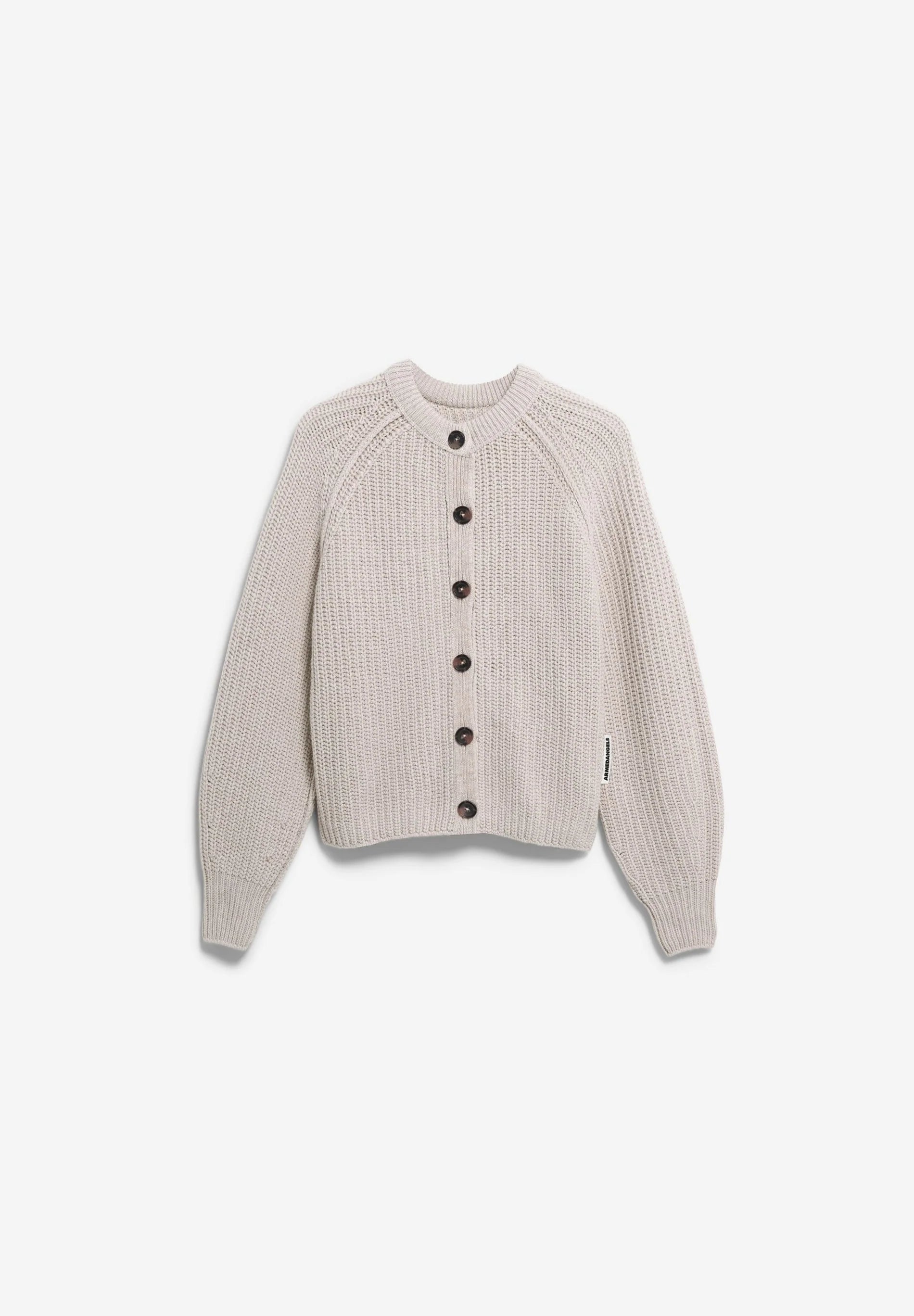 Selmaa Knit Cardigan Honey Melange | ARMEDANGELS