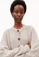Selmaa Knit Cardigan Honey Melange | ARMEDANGELS