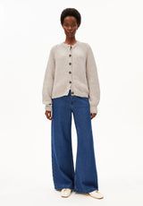 Selmaa Knit Cardigan Honey Melange | ARMEDANGELS