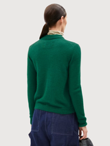 Amildaa Cardigan Emerald Green Wool & Mohair Blend | Armedangels