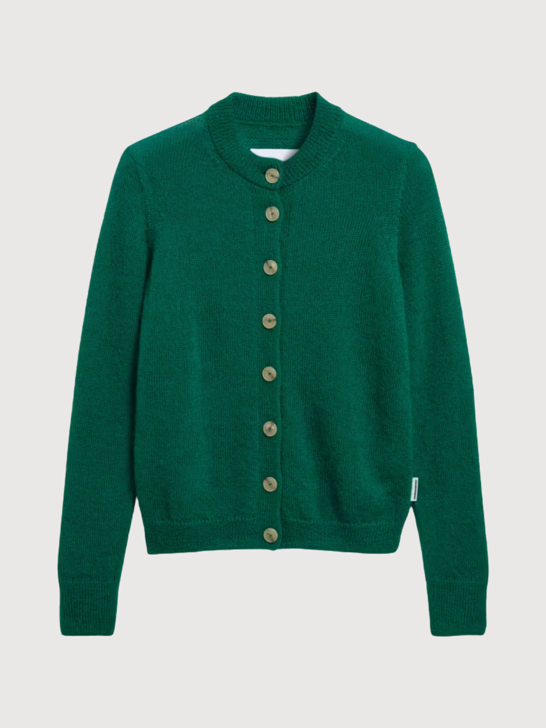 Amildaa Cardigan Smaragdgrüne Woll-Mohair-Mischung | Armedangels