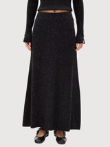 Skirt Hanaa Tweed Black Woman | Armedangels