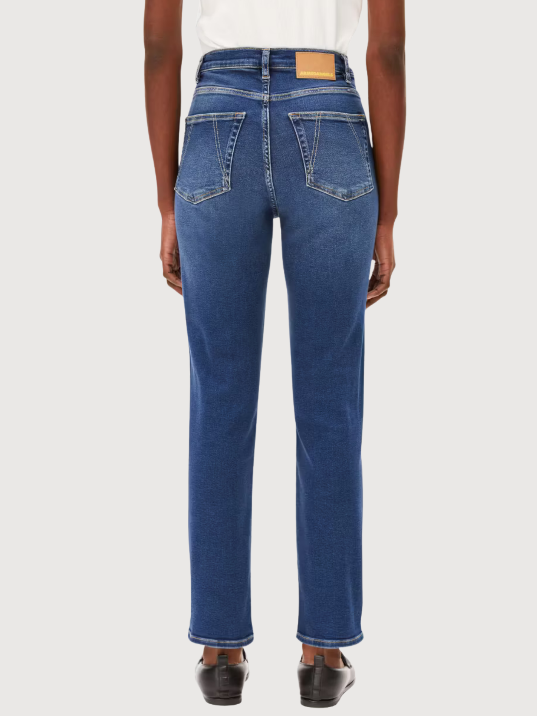 Jeans Lejaani Blu Donna in cotone | Armedangels