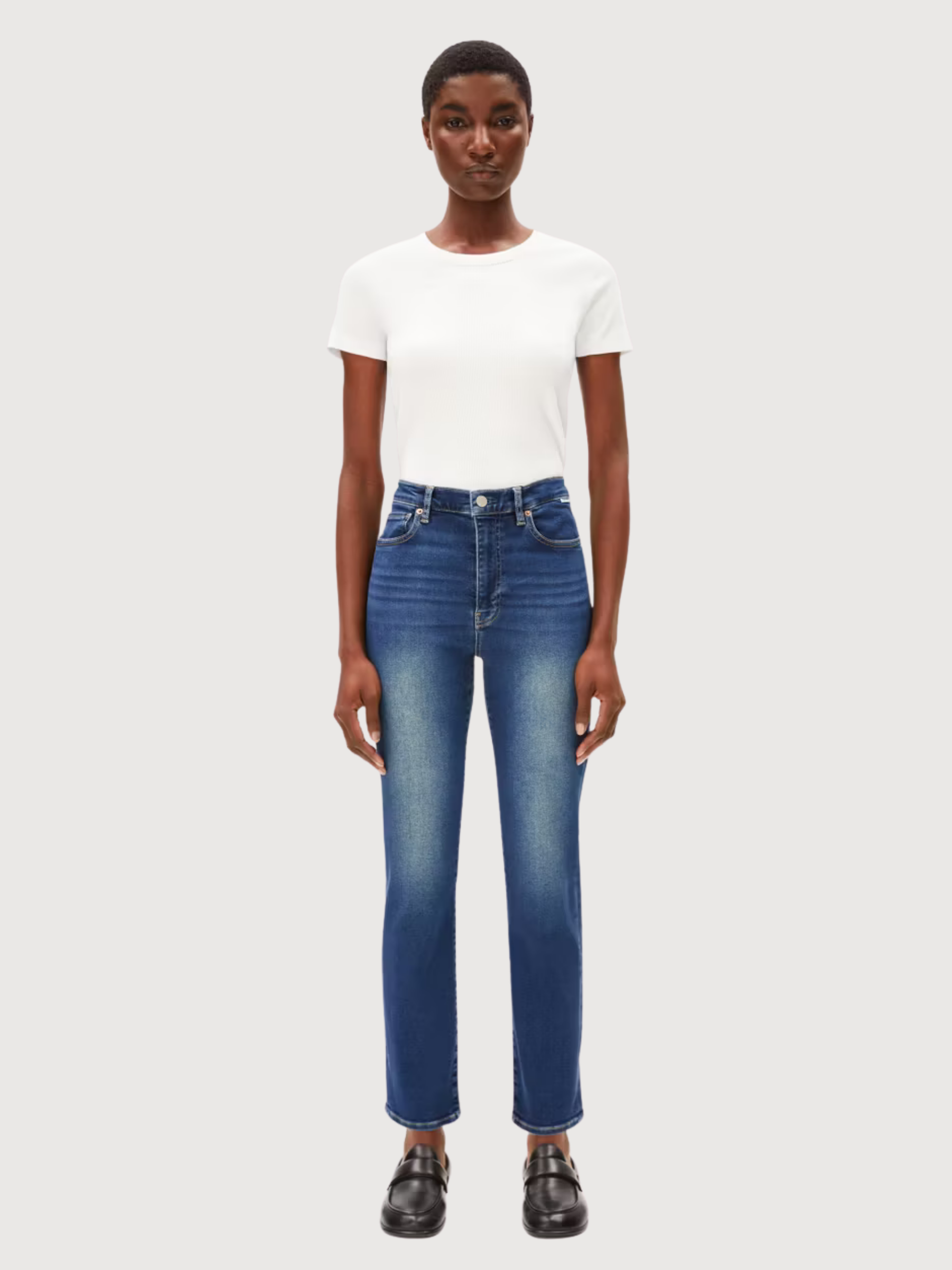 Jeans Lejaani Blu Donna in cotone | Armedangels