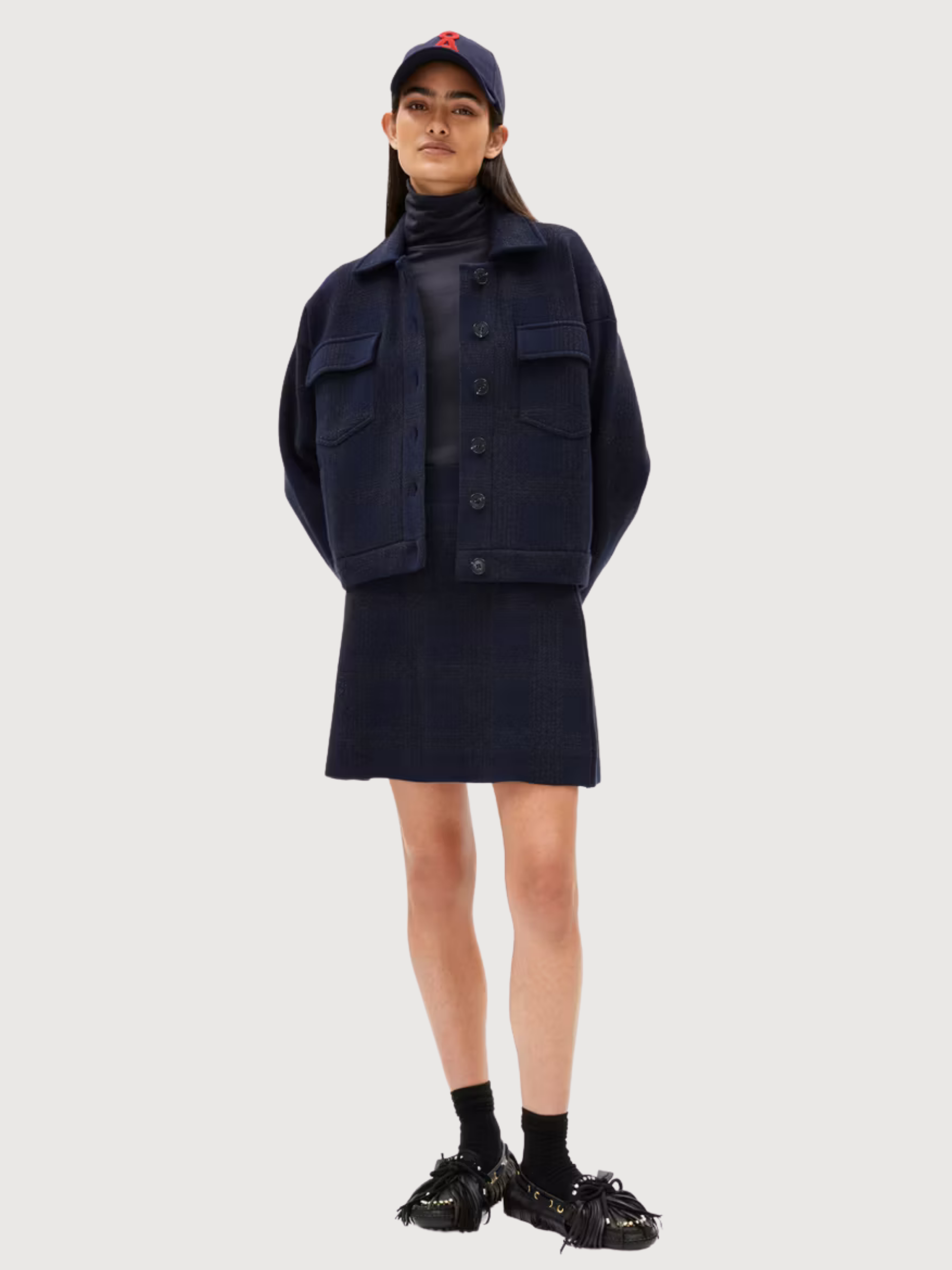 Jacke Joaalison Check Multicolor | Armedangels