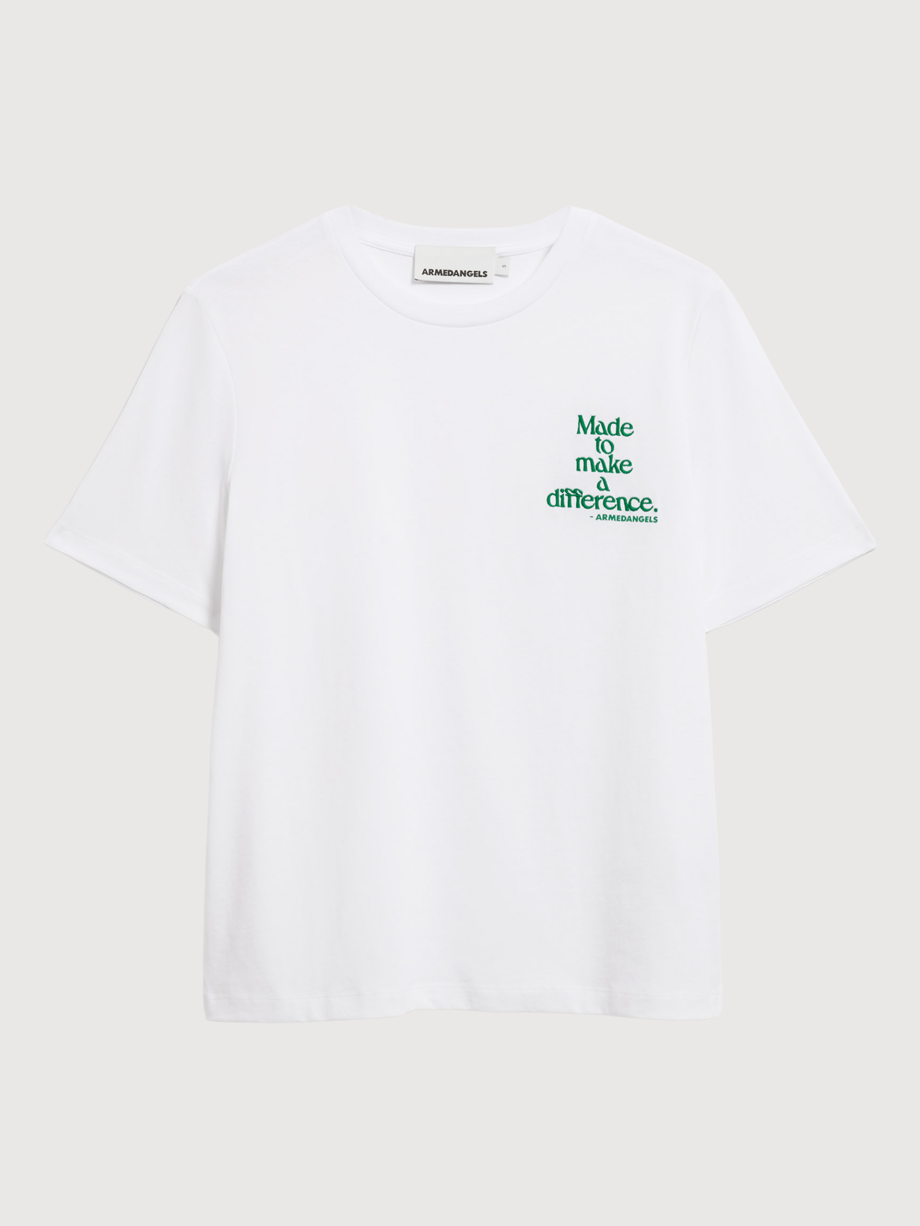 T-Shirt laulaa weiß Damen Baumwolle | ARMEDANGELS