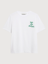 T-shirt laulaa white woman cotton | ARMEDANGELS