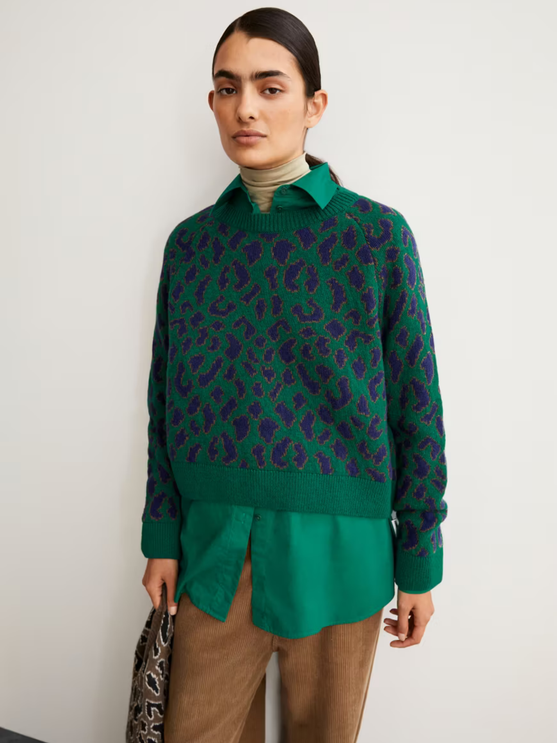 Pullover Diliriaa Donna Verde Lana | Armedangels