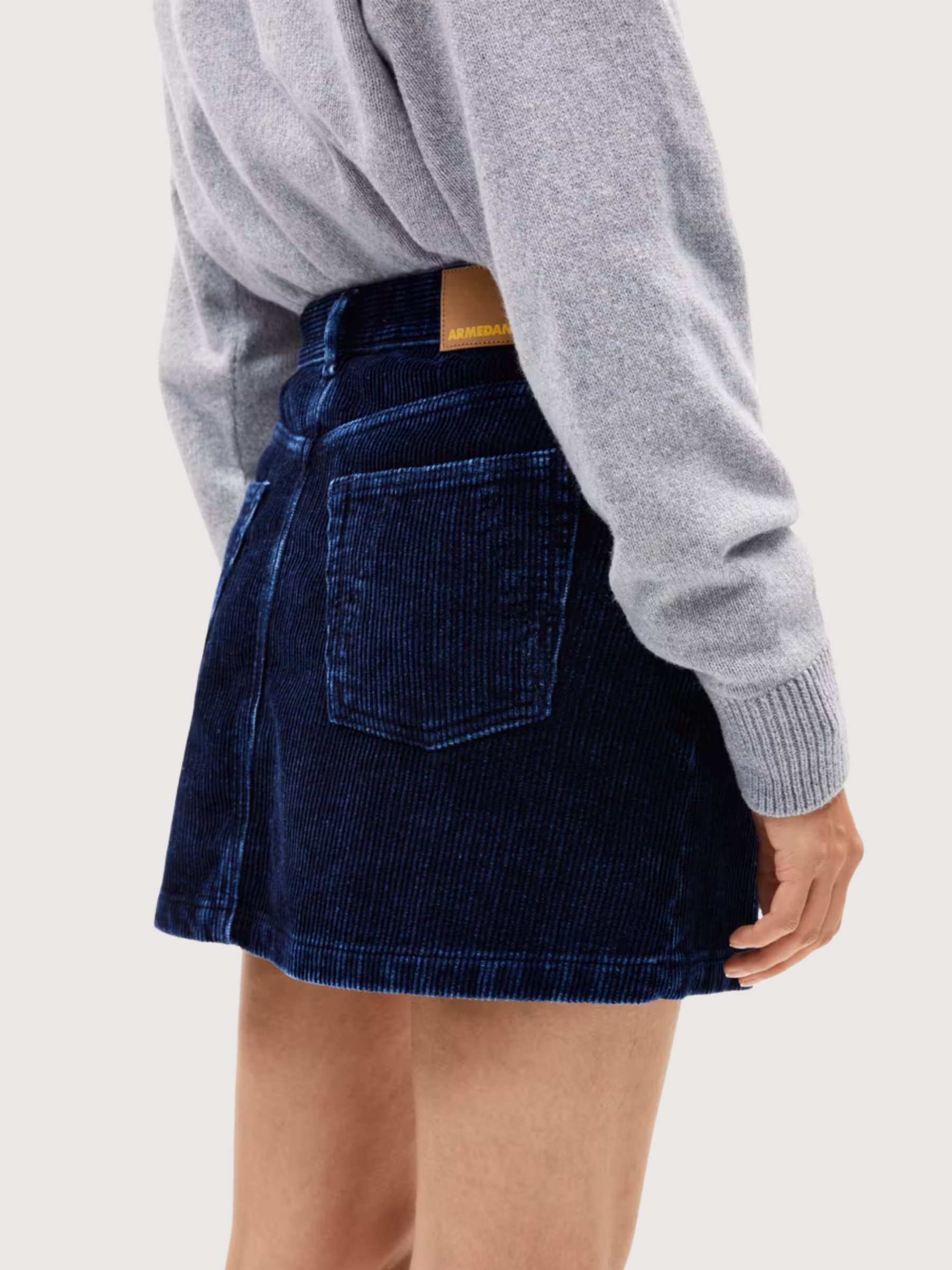 Jeansrock Accumeri dunkelblaue Baumwolle | ARMEDANGELS