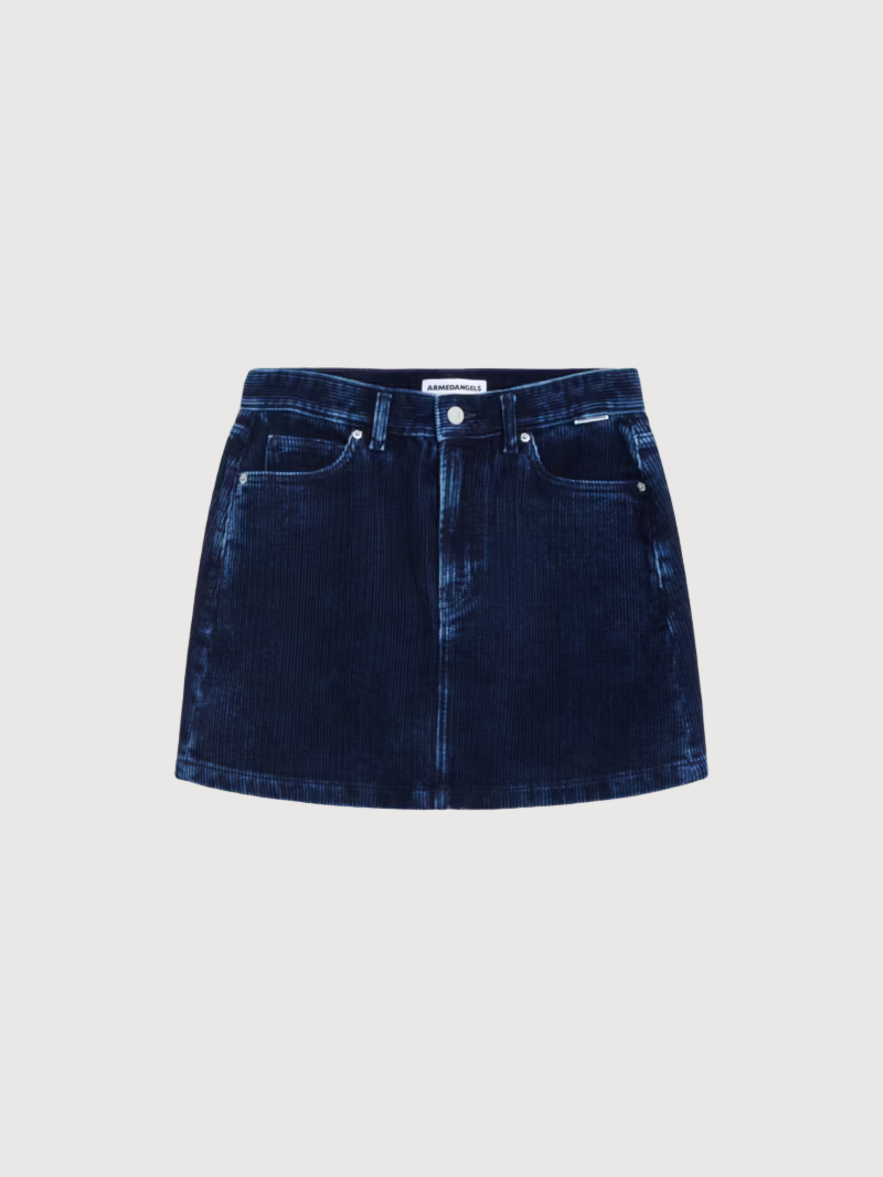 Jeansrock Accumeri dunkelblaue Baumwolle | ARMEDANGELS