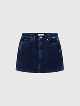Denim skirt accumeri darkblue cotton | ARMEDANGELS