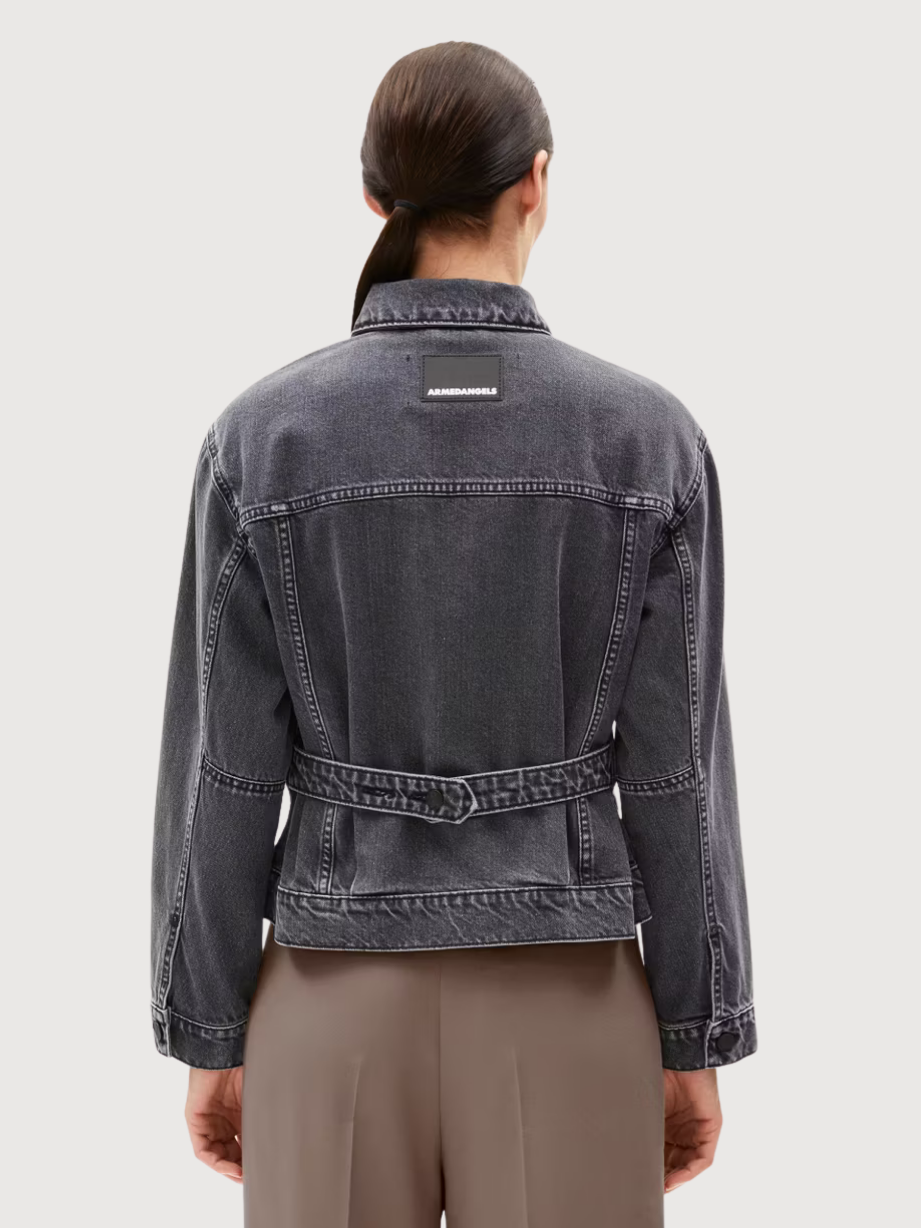 Giacca in denim Taana Grey Woman Cotton | Armedangels