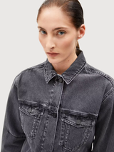 Denim Jacket Taana Grey Woman Cotton | Armedangels
