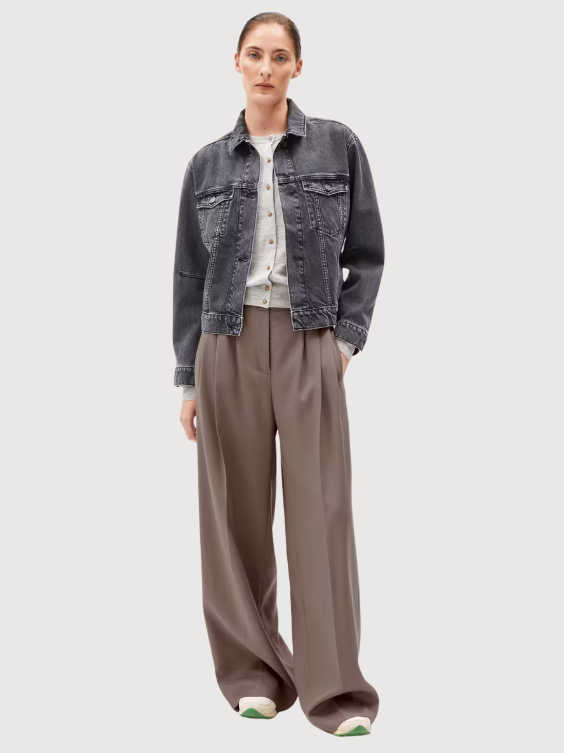 Giacca in denim Taana Grey Woman Cotton | Armedangels