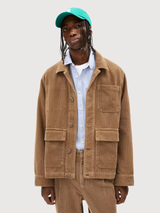 Jacket Avaan Brown Man Cotton | Armedangels