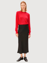 Satin slip Skirt Lenovaa Black | Armedangels