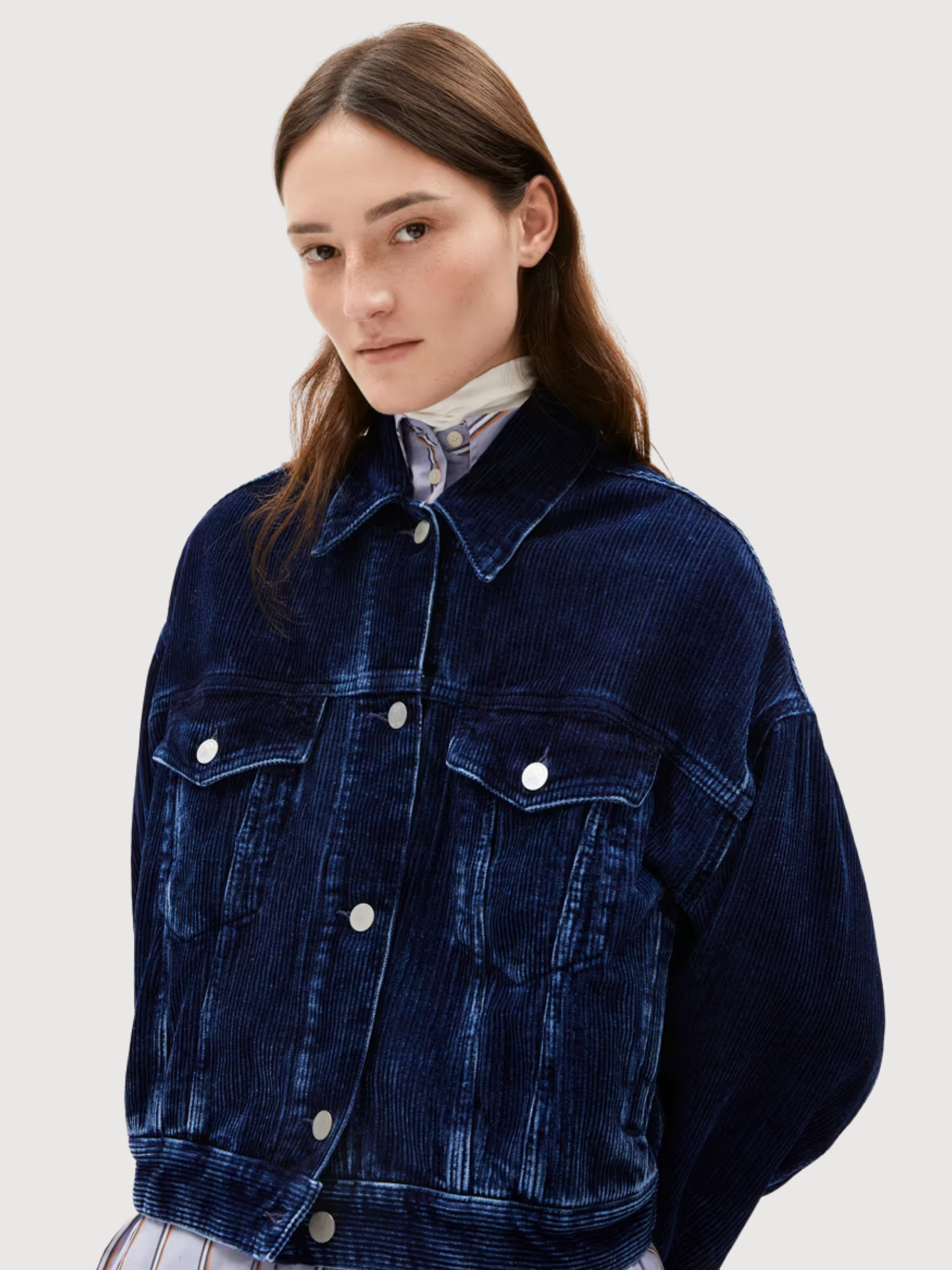 Giacca di jeans in cotone blu paasithe | ARMEDANGELS