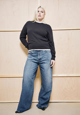 Fine Knit Sweater Dark Steel | ARMEDANGELS