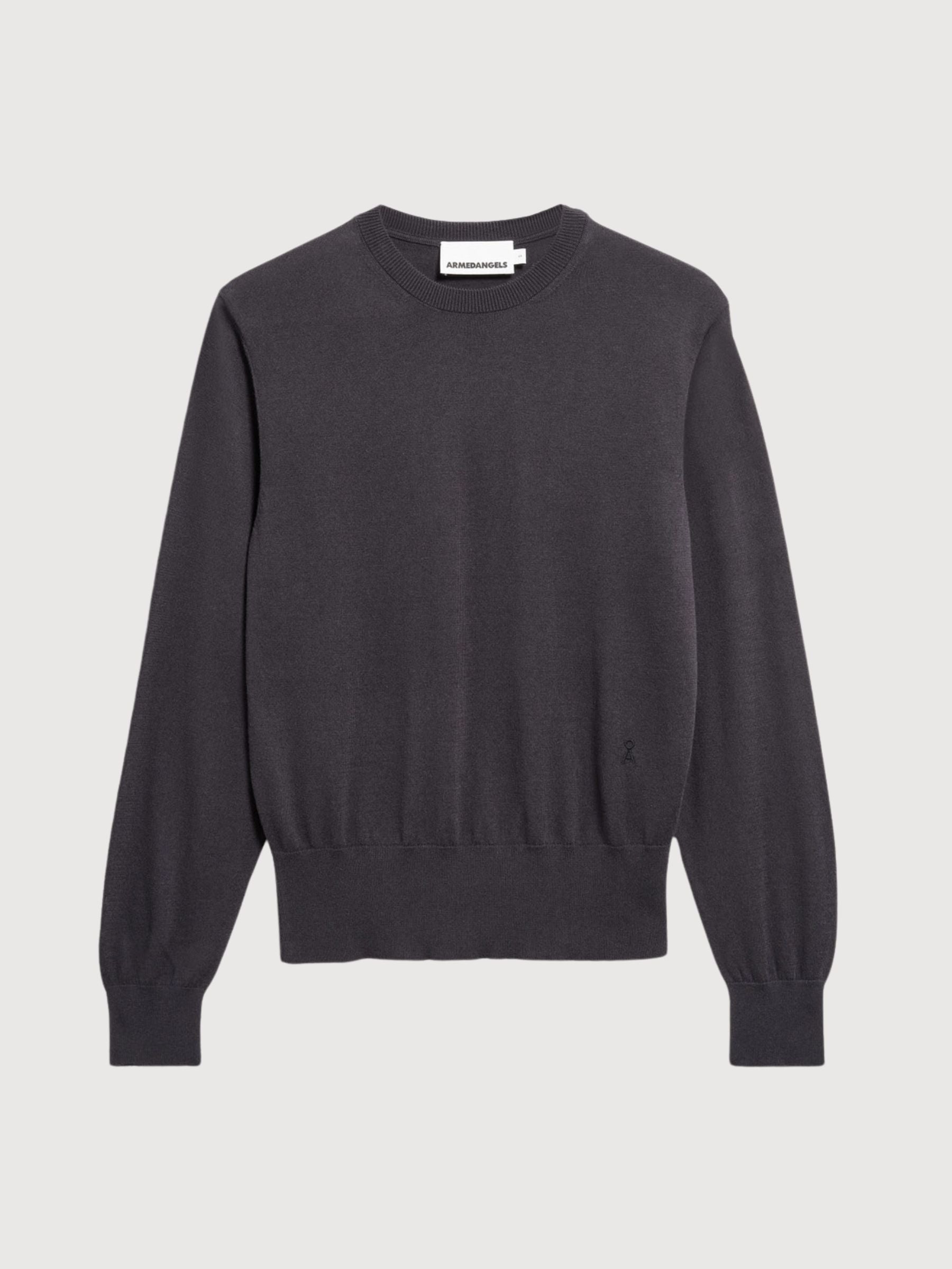 Fine Knit Sweater Dark Steel | ARMEDANGELS