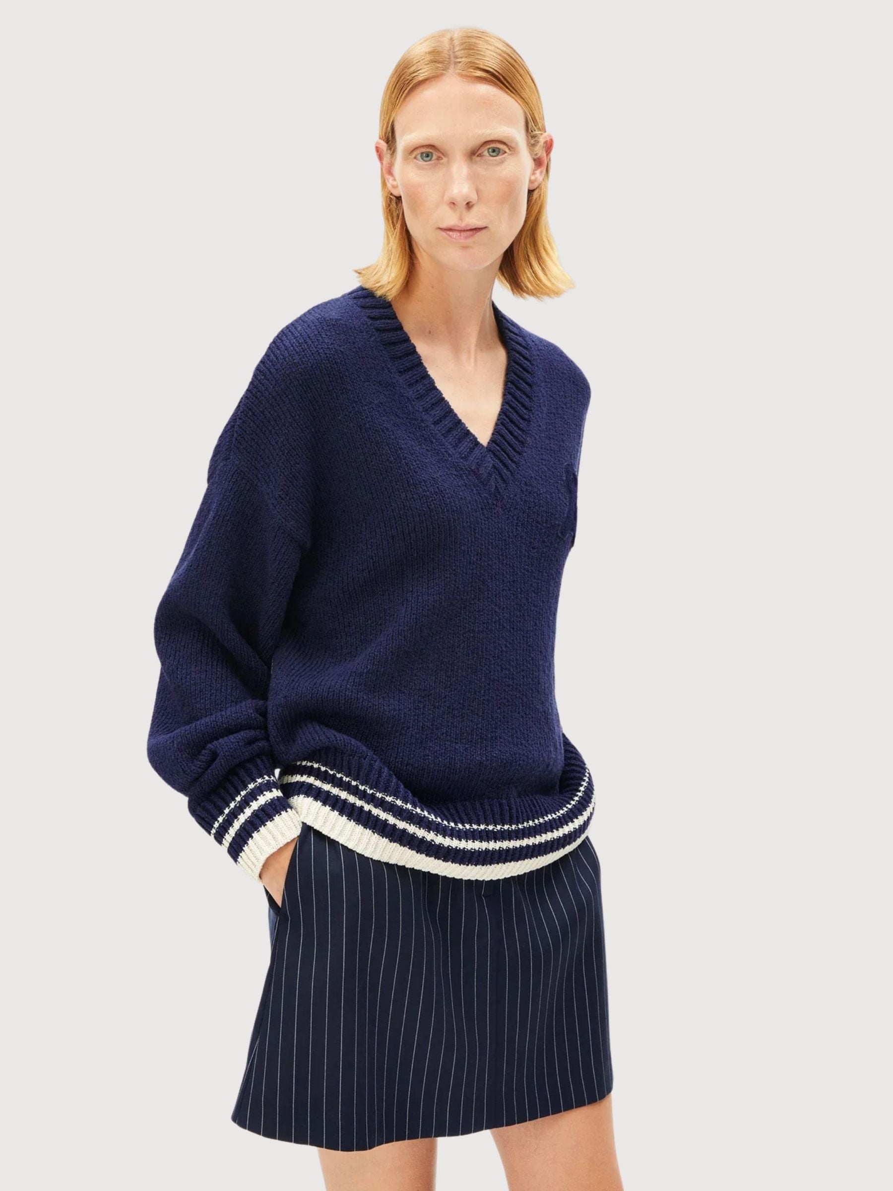 KnitIconic College Tinted Navy | Armedangels