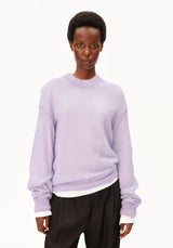 Mohair Blend Knit Sweater Moonlit Lilac | ARMEDANGELS
