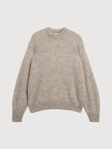 Mohair Blend Knit Sweater Honey Melange | ARMEDANGELS