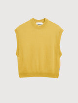 Mohair Blend Knit Vest Mosslace | ARMEDANGELS