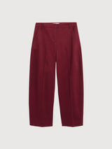 Barrel Leg Twill Pant Velvet Red | ARMEDANGELS
