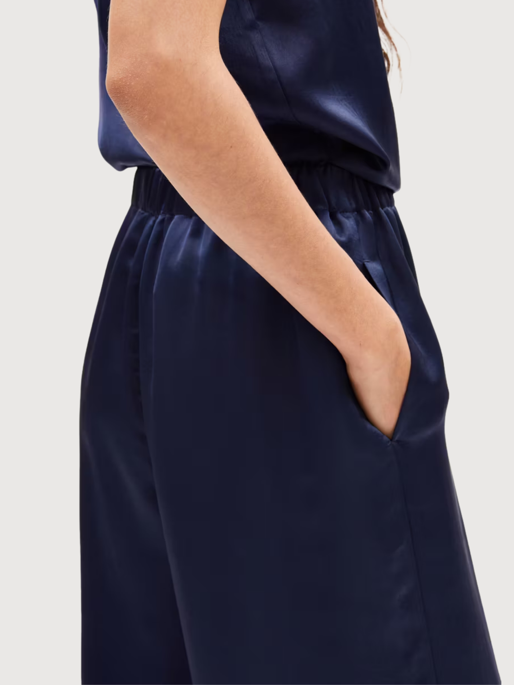 Hose Jonvaalie Dunkelblau Frau | Armedangels