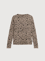 Maglia a maniche lunghe Leo Noce Crema | Armedangels