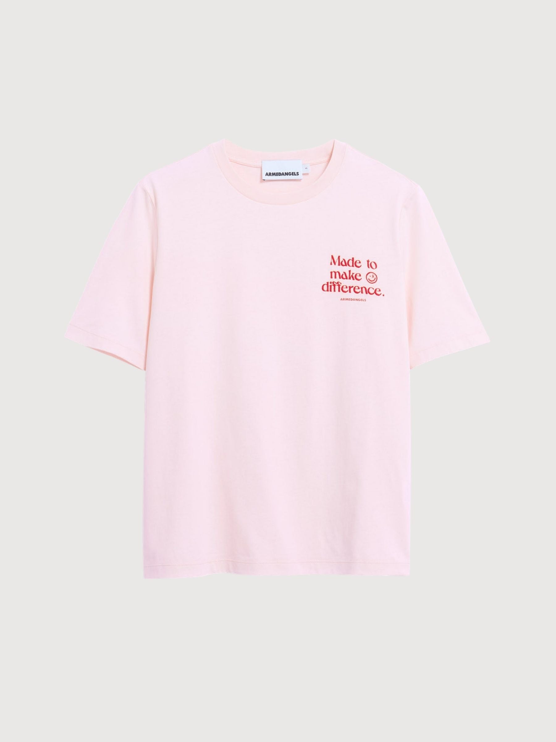 Maglietta Lualaa Embro Pink Mist | Armedangels