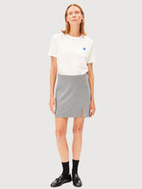 T-Shirt Lualaa Embro Woman White | Armedangels