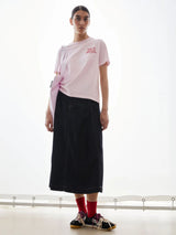 T-Shirt Lualaa Embro Pink Mist | Armedangels