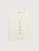GILET IN MAGLIA COMPATTO CON BOTTONI | ARMEDANGELS