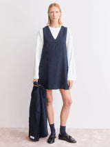 Dress Pinaafo Pinstripe Night Sky | Armedangels