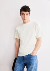 Maarkos Heavy Weight T-Shirt Oatmilk | ARMEDANGELS