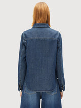 Denim Blouse Aurelaa Eau | Armedangels