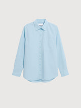 Camicia morbida in popeline Blue Glow | Armedangels