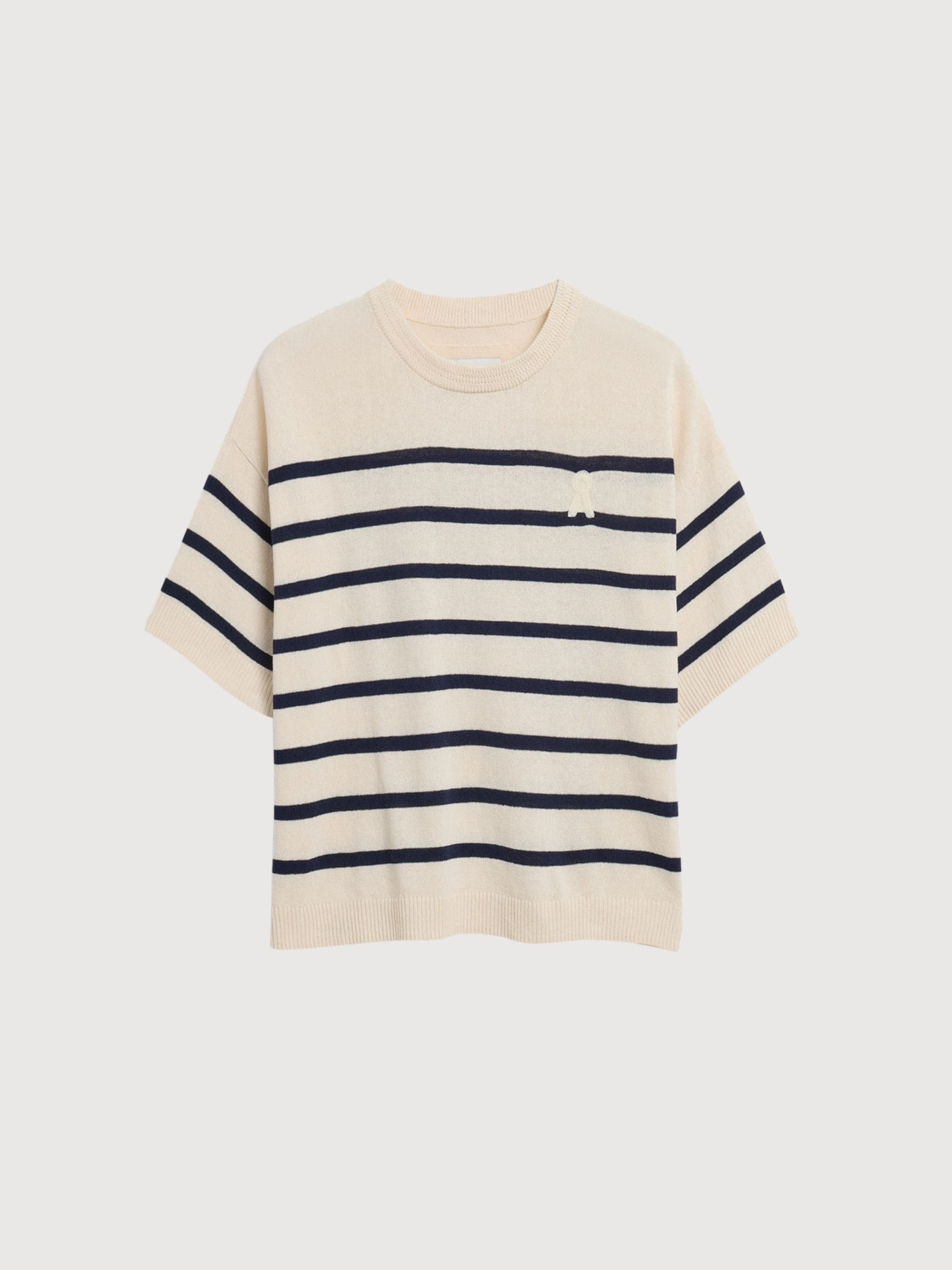 Sweater Stripe Linen Blend Undyed | Armedangels