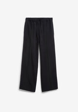 Leinenmischgewebe Straight Leg Hose Schwarz | Armedangels