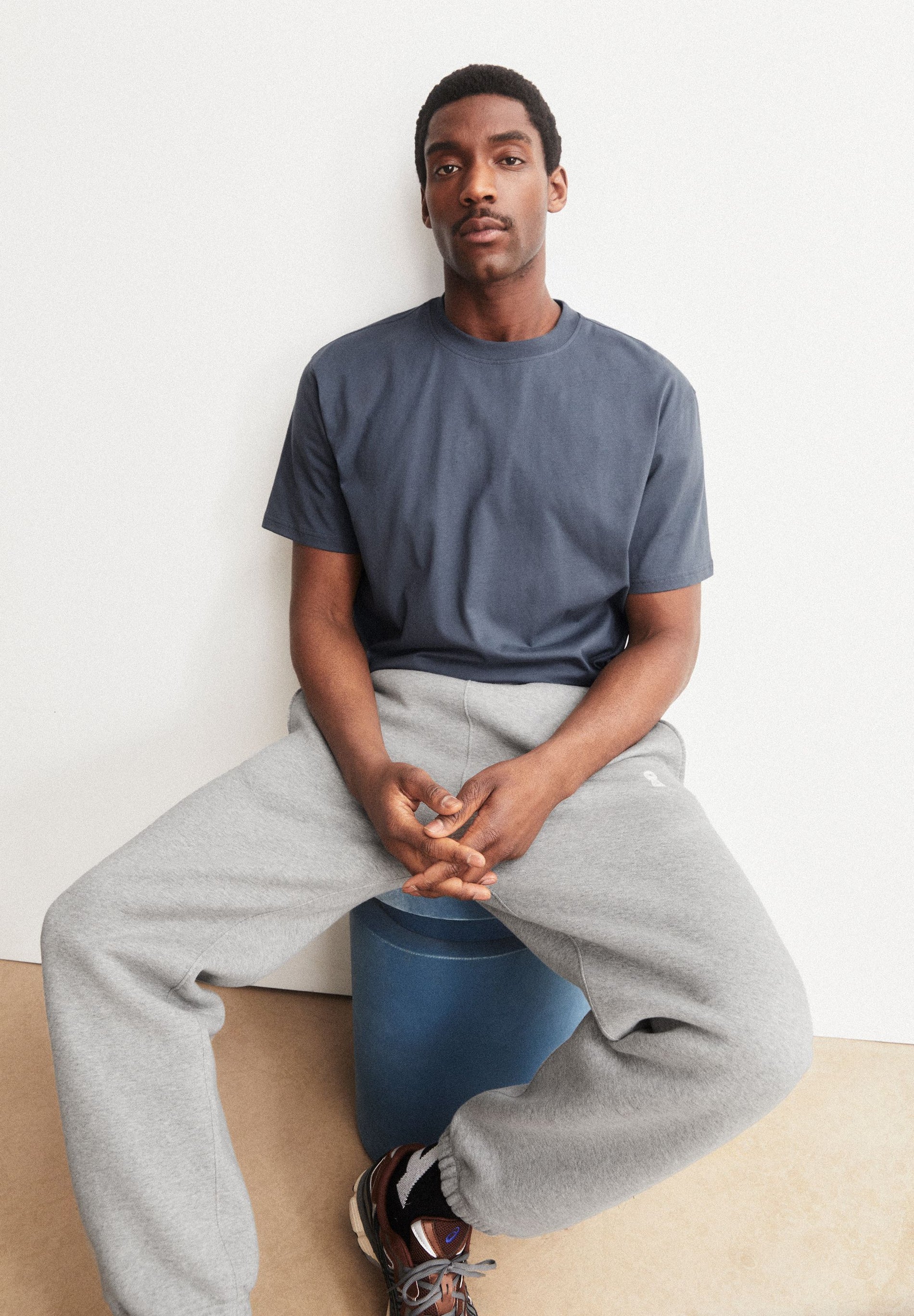Maarkos Mid Weight T-Shirt Moonshadow | ARMEDANGELS