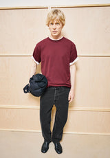 Maarkos Mid Weight T-Shirt Velvet Red | ARMEDANGELS