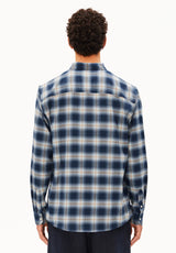 Check Longsleeve Shirt Tinted Navy | ARMEDANGELS
