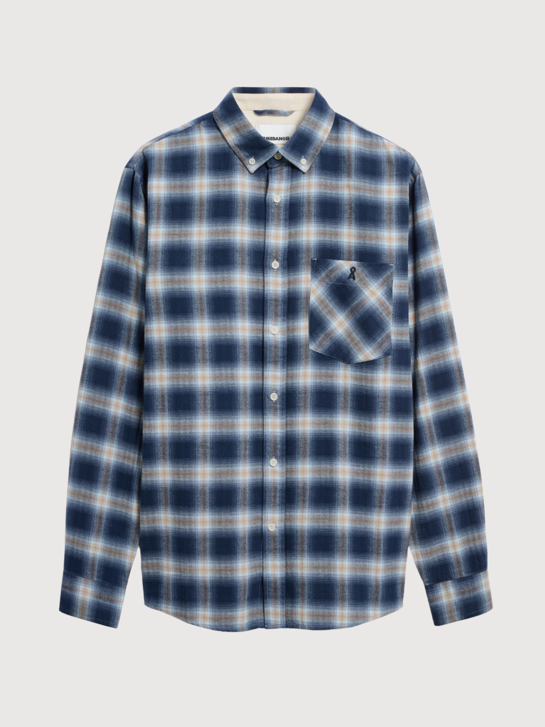 Check Longsleeve Shirt Tinted Navy | ARMEDANGELS