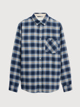 Check Longsleeve Shirt Tinted Navy | ARMEDANGELS