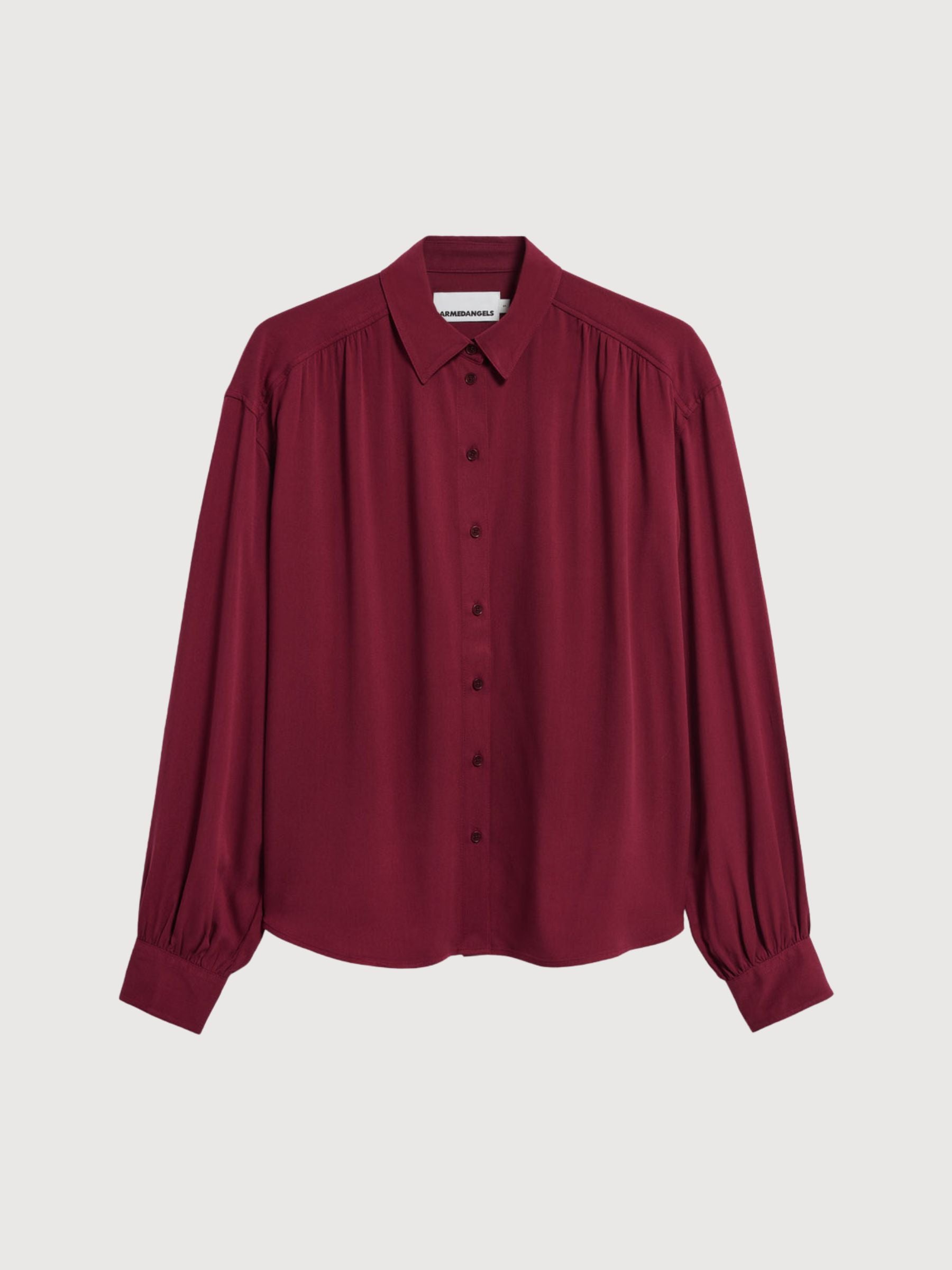 Efinaraa Ecovero Blouse Velvet Red | ARMEDANGELS