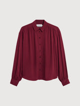 Efinaraa Ecovero Blouse Velvet Red | ARMEDANGELS