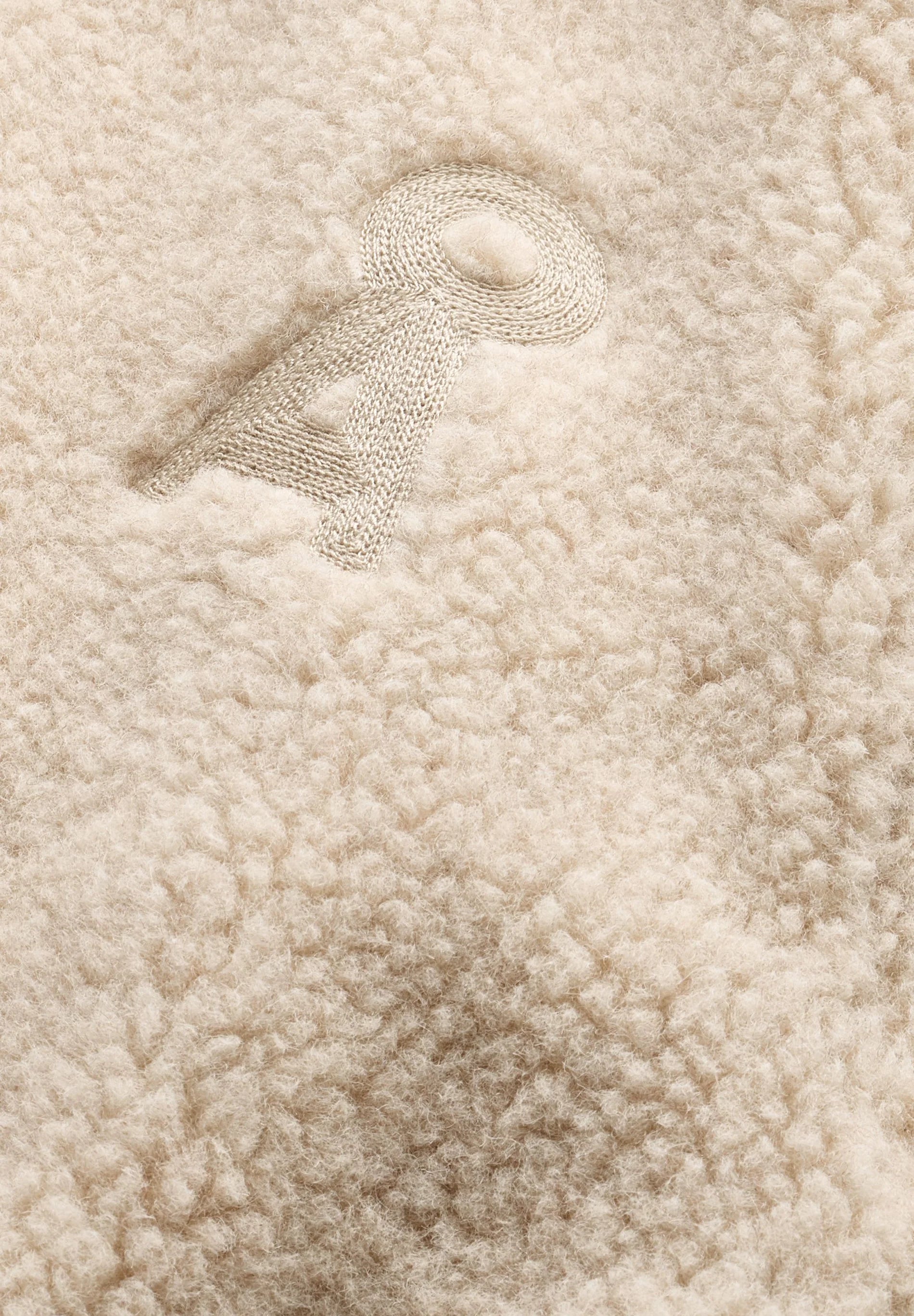 Wool Blend Fleece Jacket Honey Melange | ARMEDANGELS