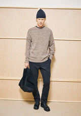 Mouline Knit Sweater Ambrewood Oatmilk | ARMEDANGELS